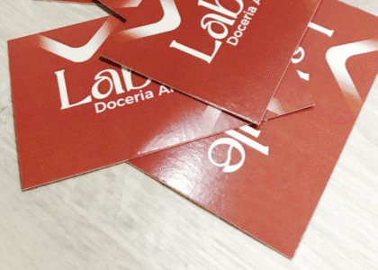 Impressão de cartões de visita