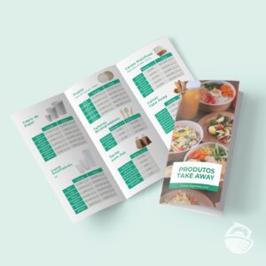 Folhetos Triplicos Personalizados A4