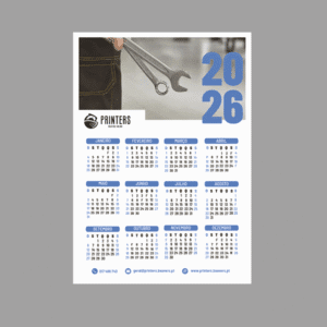 Calendário de Parede A3 Personalizado 3