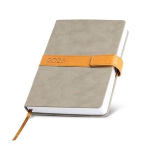 Agenda diária A5 com capa em nubuck