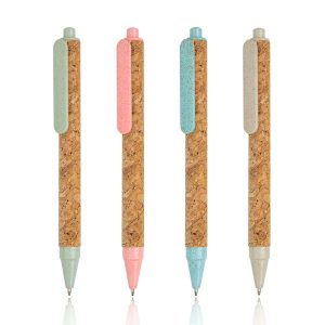 Esferográfica em cortiça e fibra de trigo Coreat 