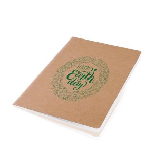 Caderno A5 com capa em cartão personalizado