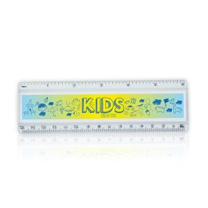 Régua de plástico personalizada