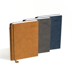 Agenda diária A5 Camurça Personalizada